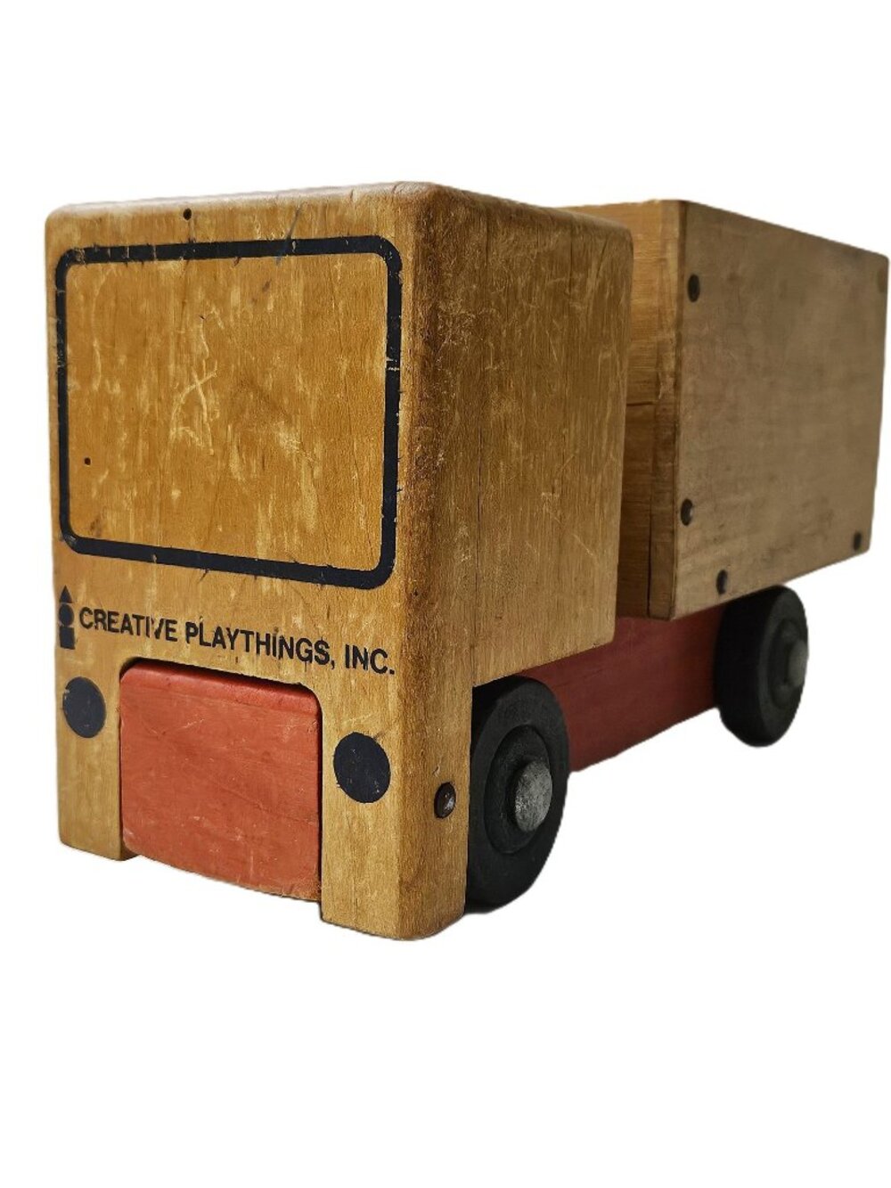 Vintage Creative Playthings Wooden Dump Truck – Circa 1960s – Made in Finland